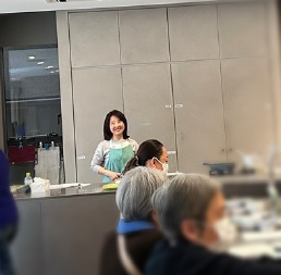 インスタグラムのイメージ（料理教室の画像）